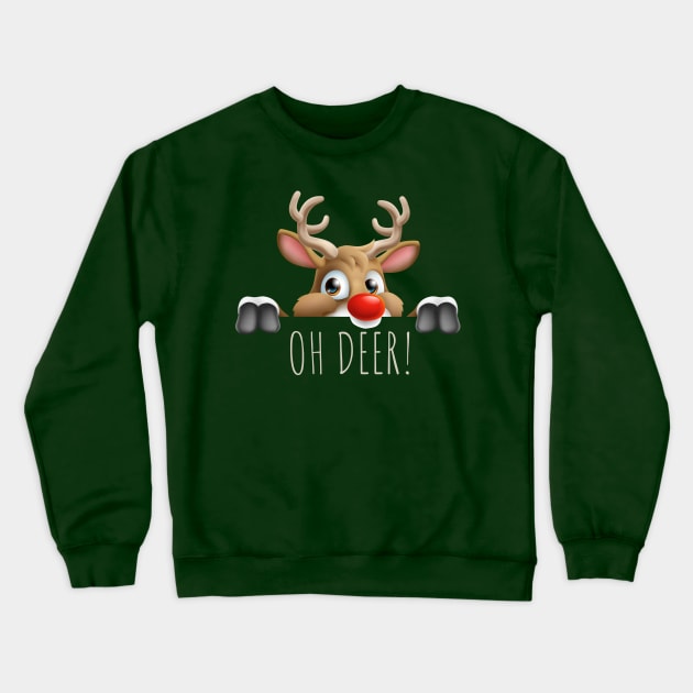 Oh Dear! Crewneck Sweatshirt by JOYMADS